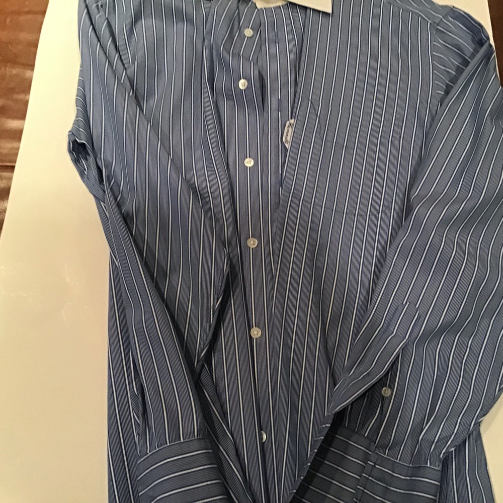 Striped French men’s button down - Picture 3 of 5